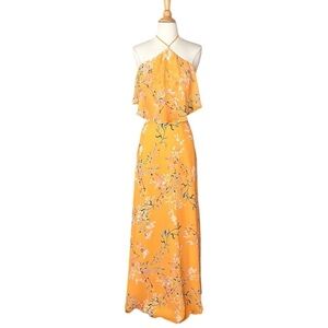 HOUSE OF HARLOW 1960 x Revolve Maxi Dress Zoe Halter Tropical Floral